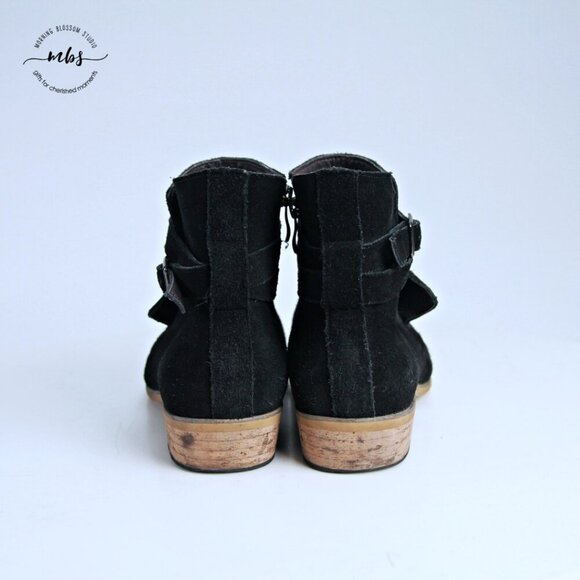 The Rail Suede Side Zip Boots Black Men EU 44 US 10.5 - Picture 6 of 13